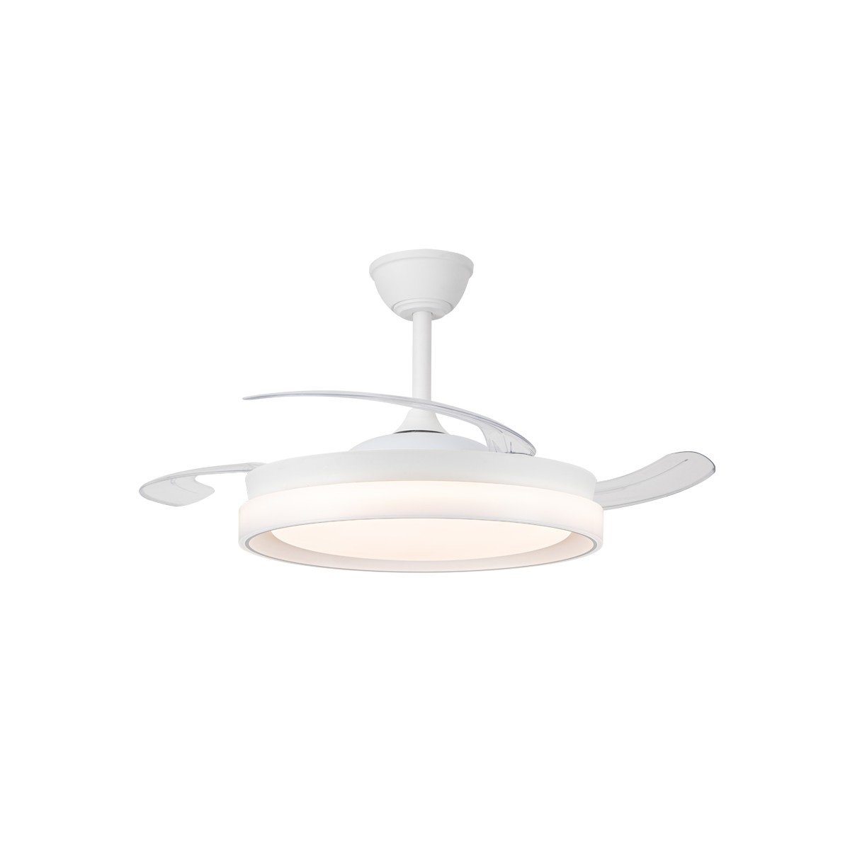 CristalRecord plafondventilator Brisa - 3 lichts - 106 x 44  cm - wit