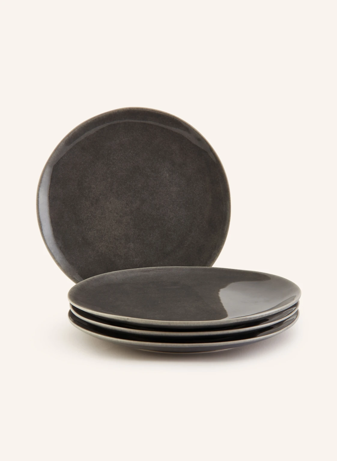 BROSTE COPENHAGEN 4er-Set Speiseteller NORDIC RAIN