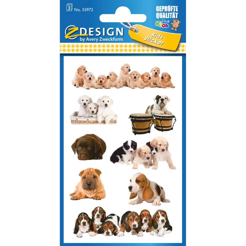 Sticker 3er-Set Kreativ