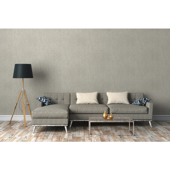 Vliestapete, BxL: 53 x 1005 cm, taupe