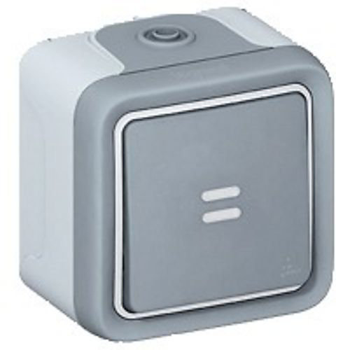Bouton-poussoir étanche PLEXO 10A - LEGRAND - 069722