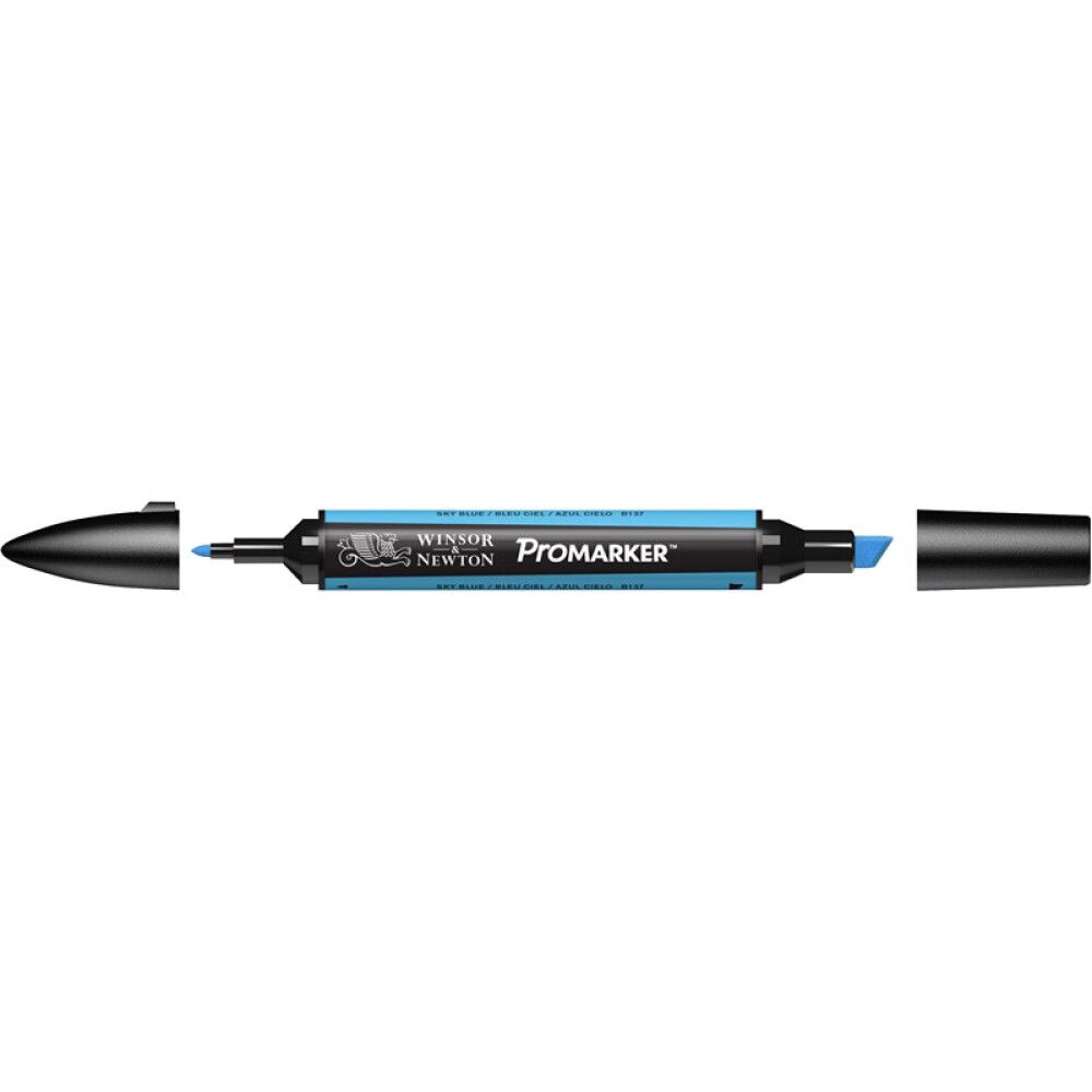 TUSJ PROMARKER WINSOR & NEWTON NR B137 HIMMELBLÅ