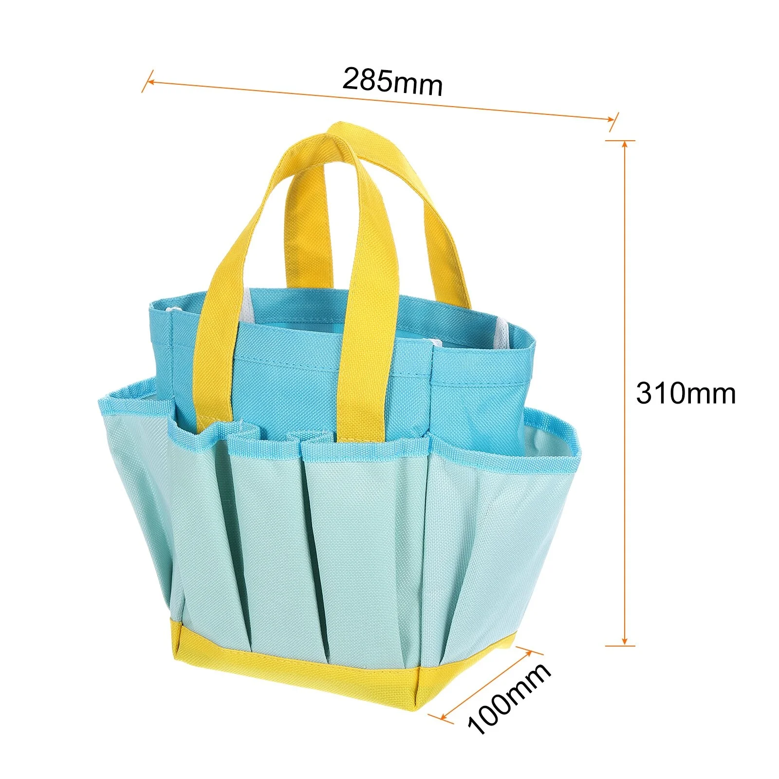 2pcs Garden Tool Bag 30cm x 10cm x 27.5cm Oxford with Pockets, Blue