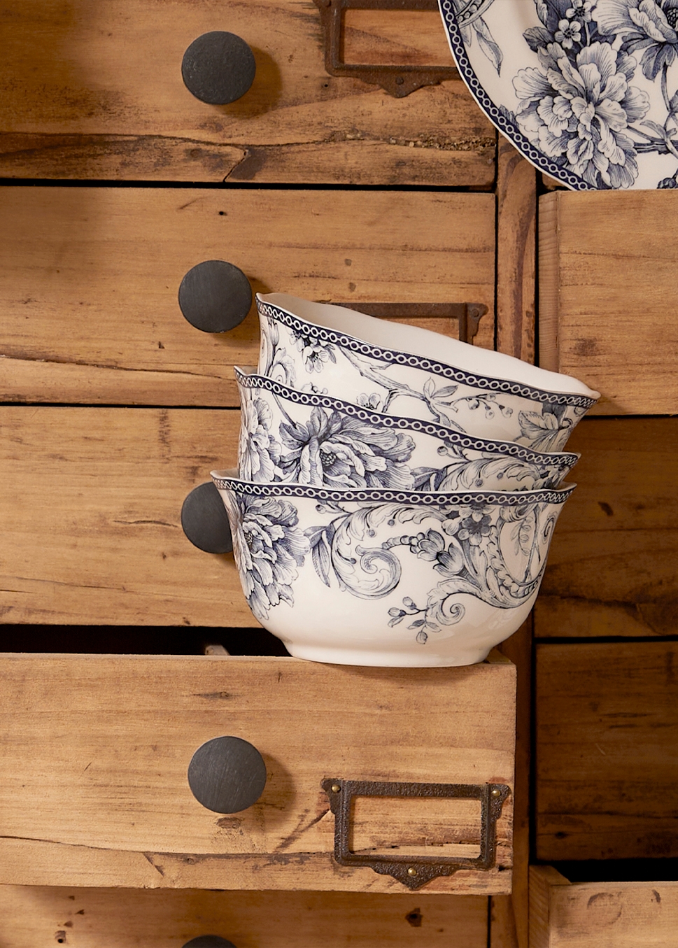 BOL EN GRÈS ADELAÏDE MARINE