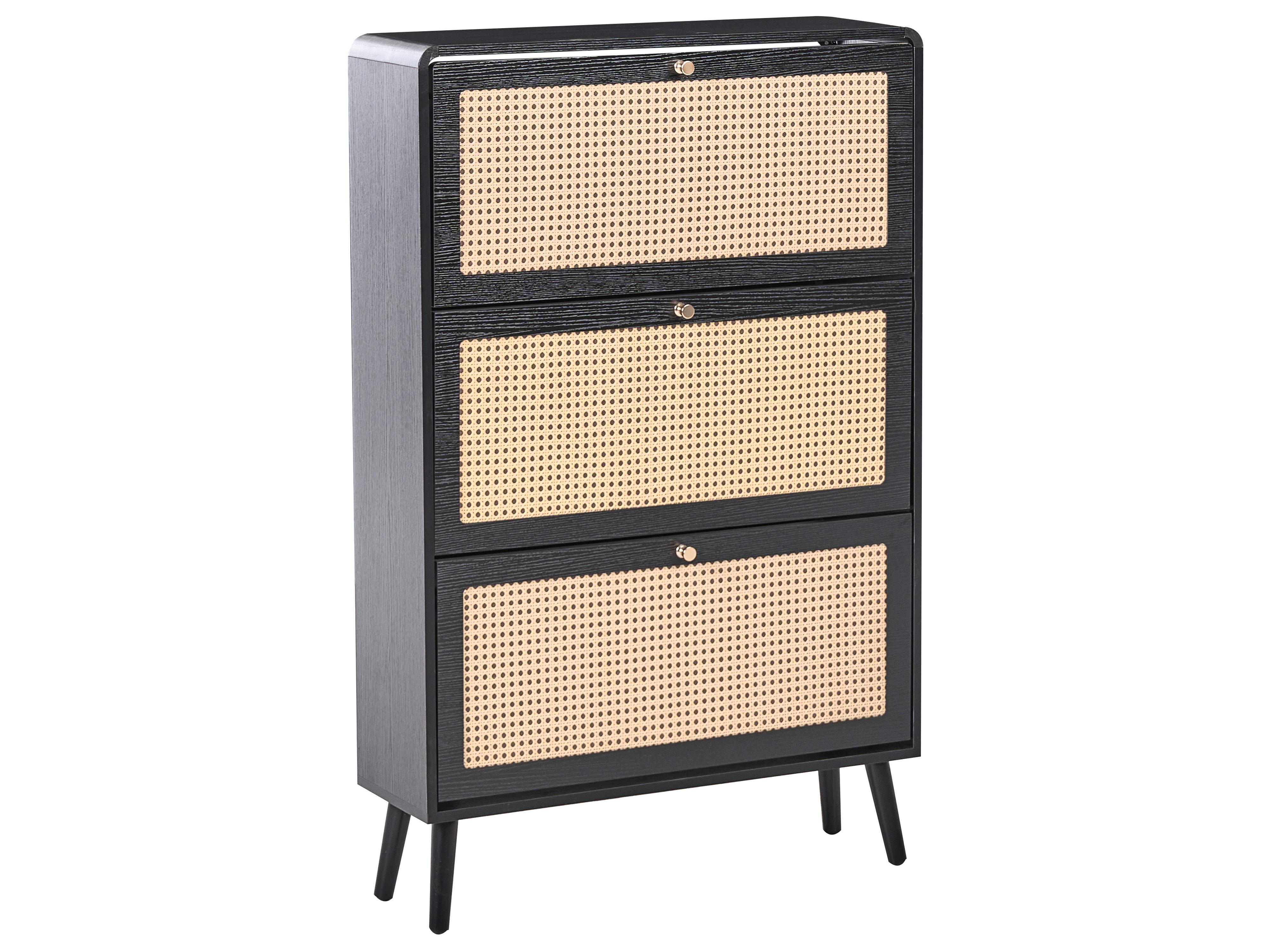 Shoe Storage Cabinet MOURA Black