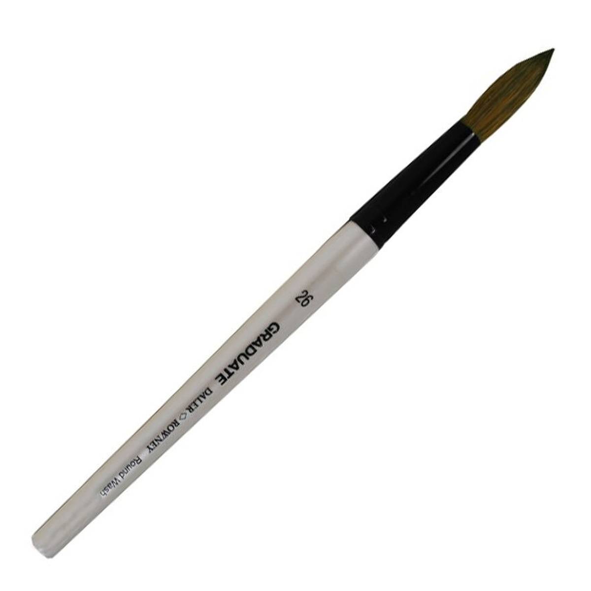 Daler-Rowney Pony & Synthetic Round Graduate Brush Size 26 White