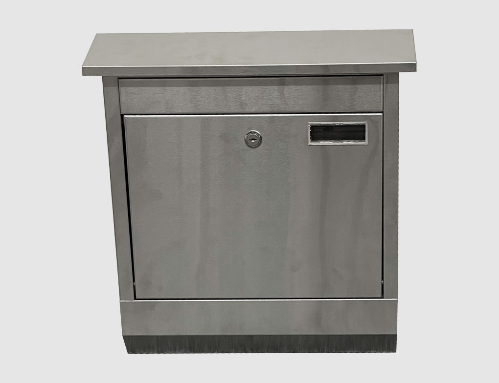 Briefkasten mit Zeitungsfach