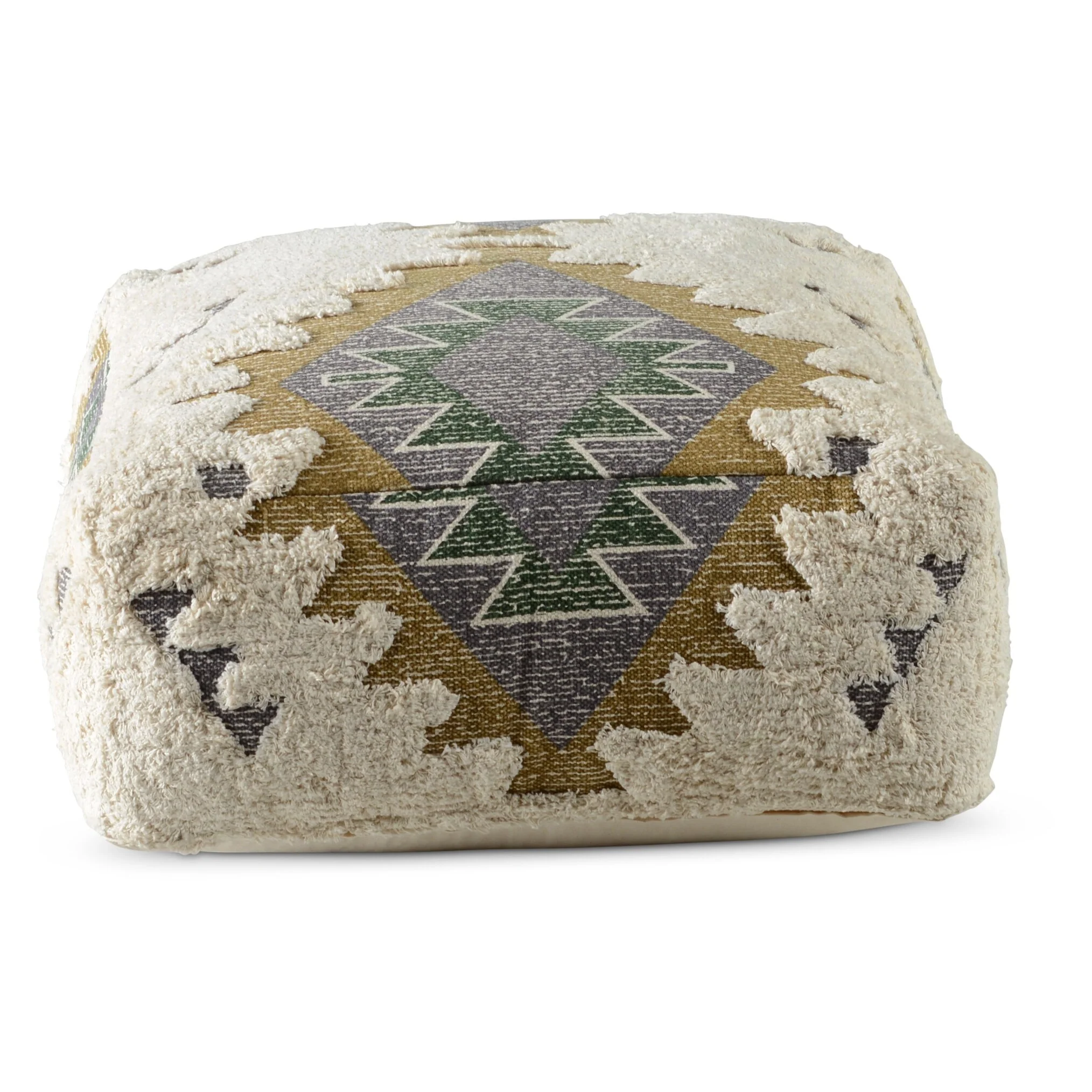 Steve Silver Larissa Fabric Printed Pouf