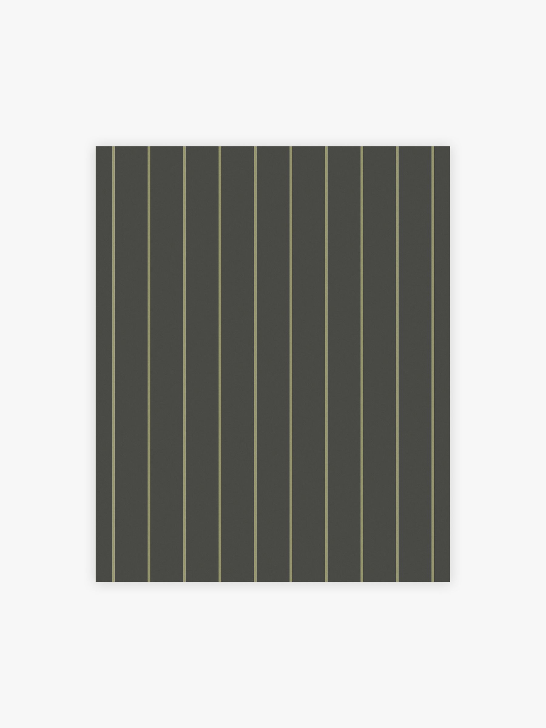 Kyria Stripe 10M Wallpaper in Navy Mint