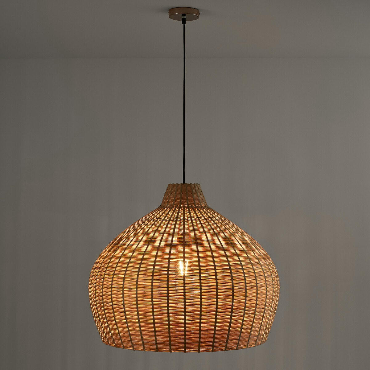 Suspension en bambou tressé Ø60 cm, Vani