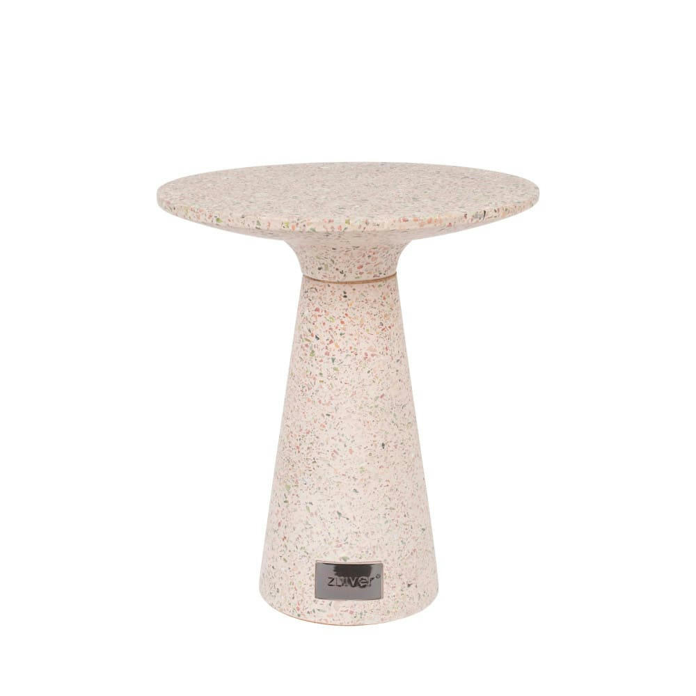 VICTORIA - Table basse en terrazzo rose