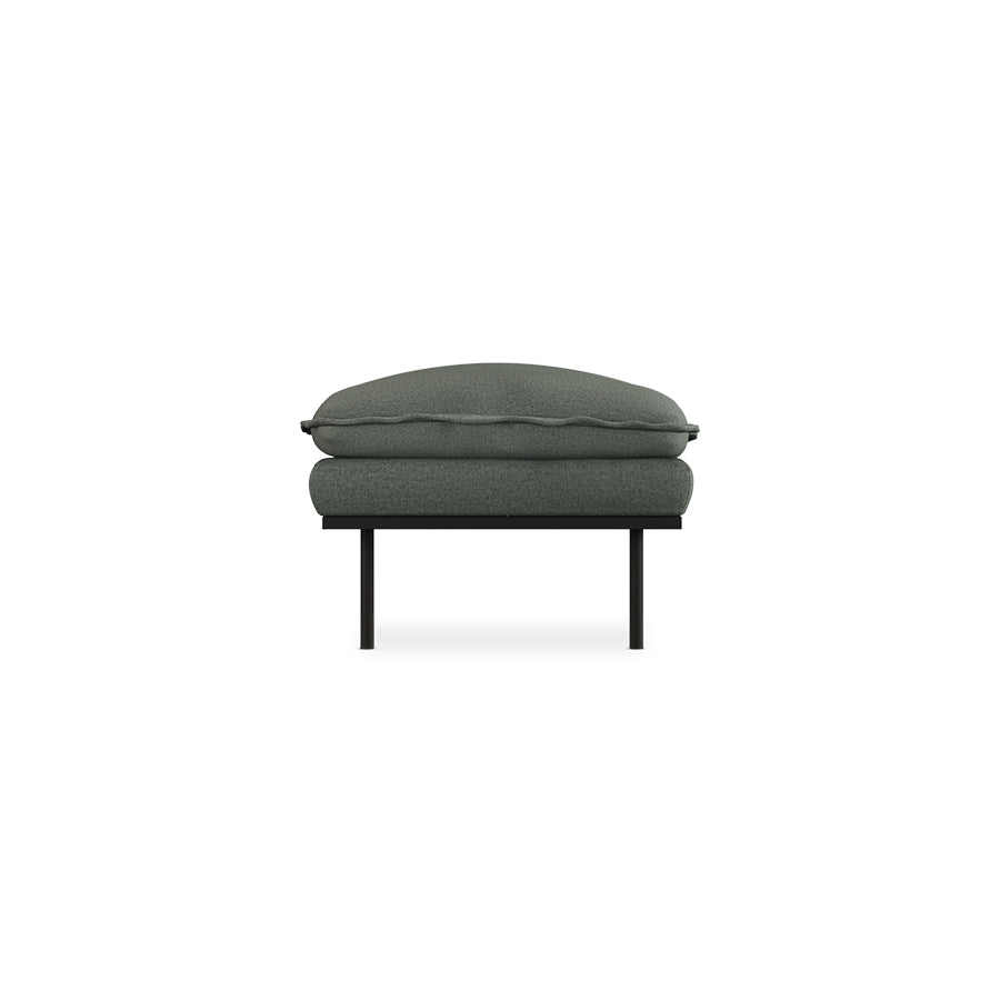 HKLIVING bank Retro – wander army green – hocker