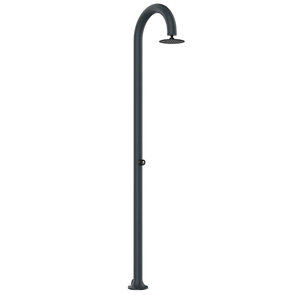 Douche a Eau Froide Temporisee En Aluminium Sined Luna Timer Grigia