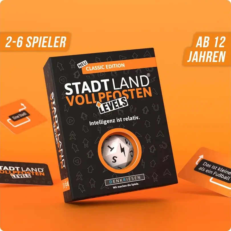 Kartenspiel Set bestehend aus verschiedenen Artikeln Stadt Land Vollpfosten