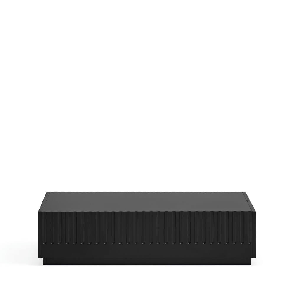 DORIC - Table basse en bois noir