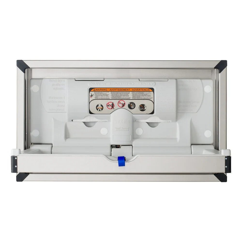 Foundations Recessed Stainless Horizontal Changing Station