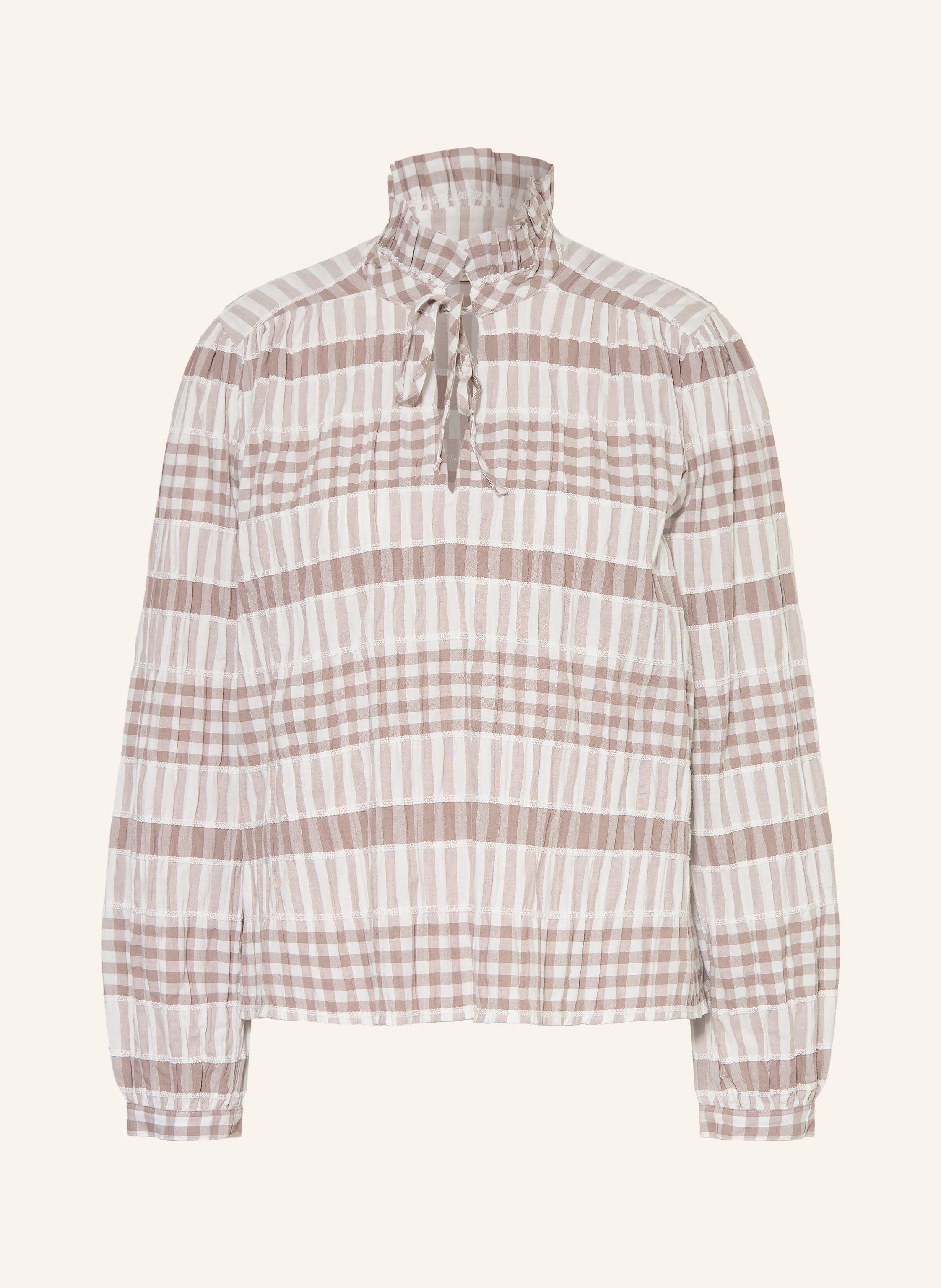 Barbour Blusenshirt mit Rüschen