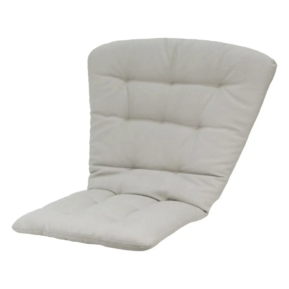 Madison - Tuintstoelkussen Hoge Rug Napels - Taupe - 125x82x6cm - Set van 4