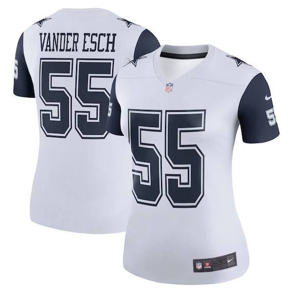 Leighton Vander Esch Dallas Cowboys Nike Women's Color Rush Legend Player Jersey - White/Navy