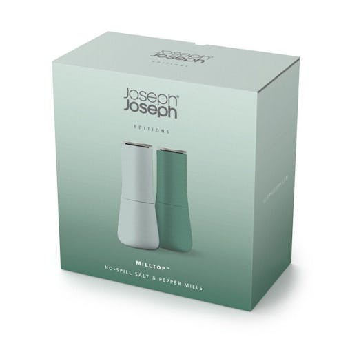 Joseph Joseph Milltop Salt & Pepper Set Editions Sage