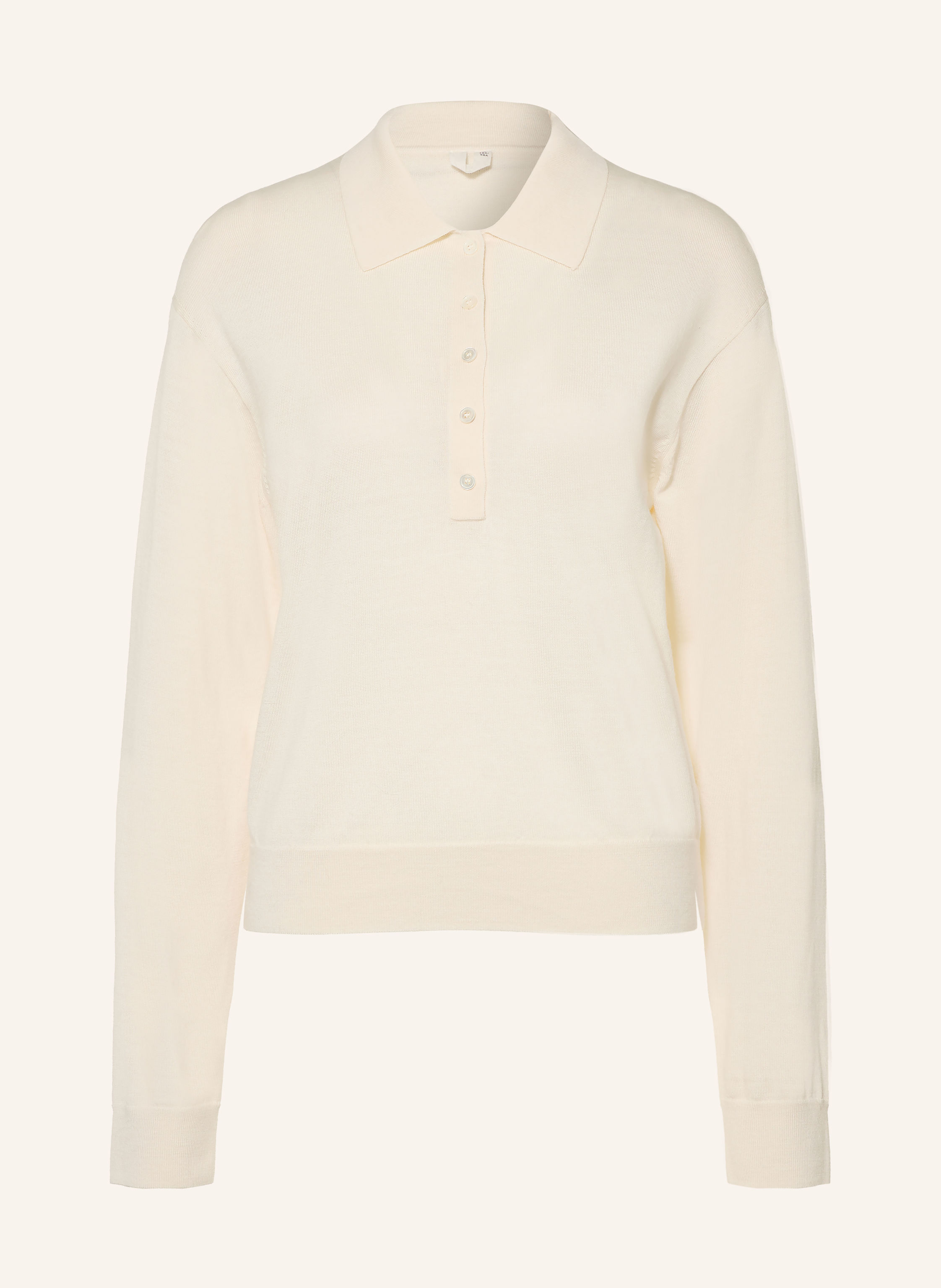 ARKET Strick-Poloshirt aus Merinowolle