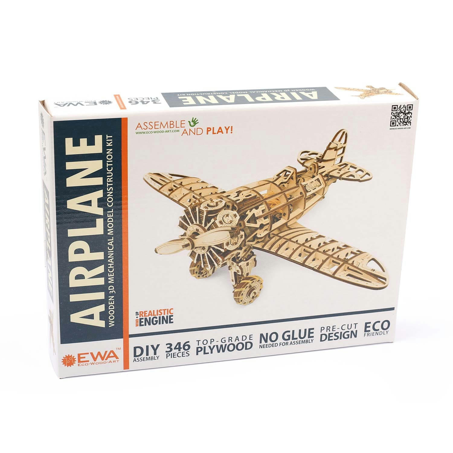 - Maquette 3D En Bois - Avion 42 Cm
