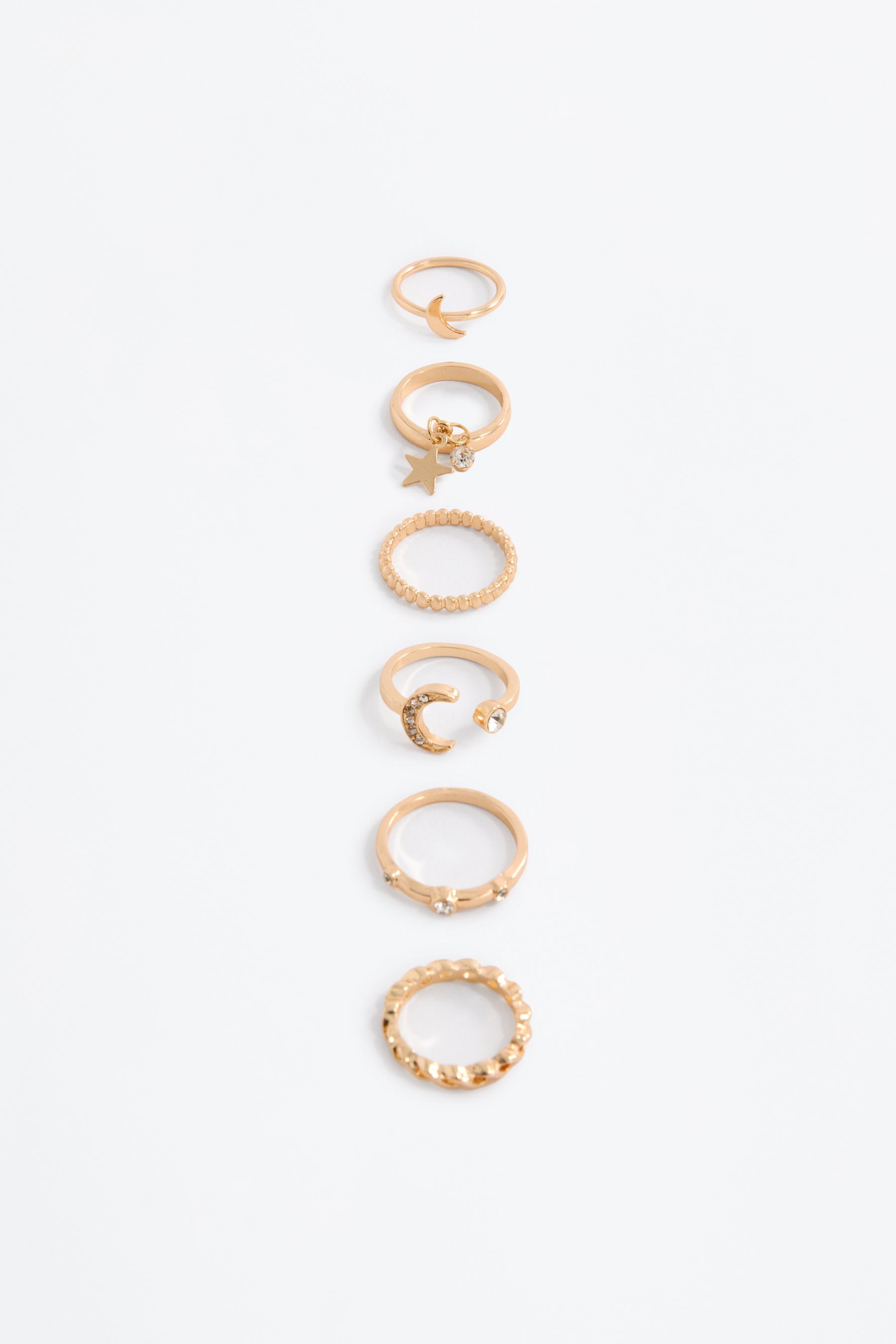 Anillos combinados (Pack 6)