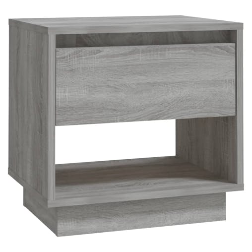 NNEVL Bedside Cabinets 2 pcs Grey Sonoma 45x34x44 cm Chipboard
