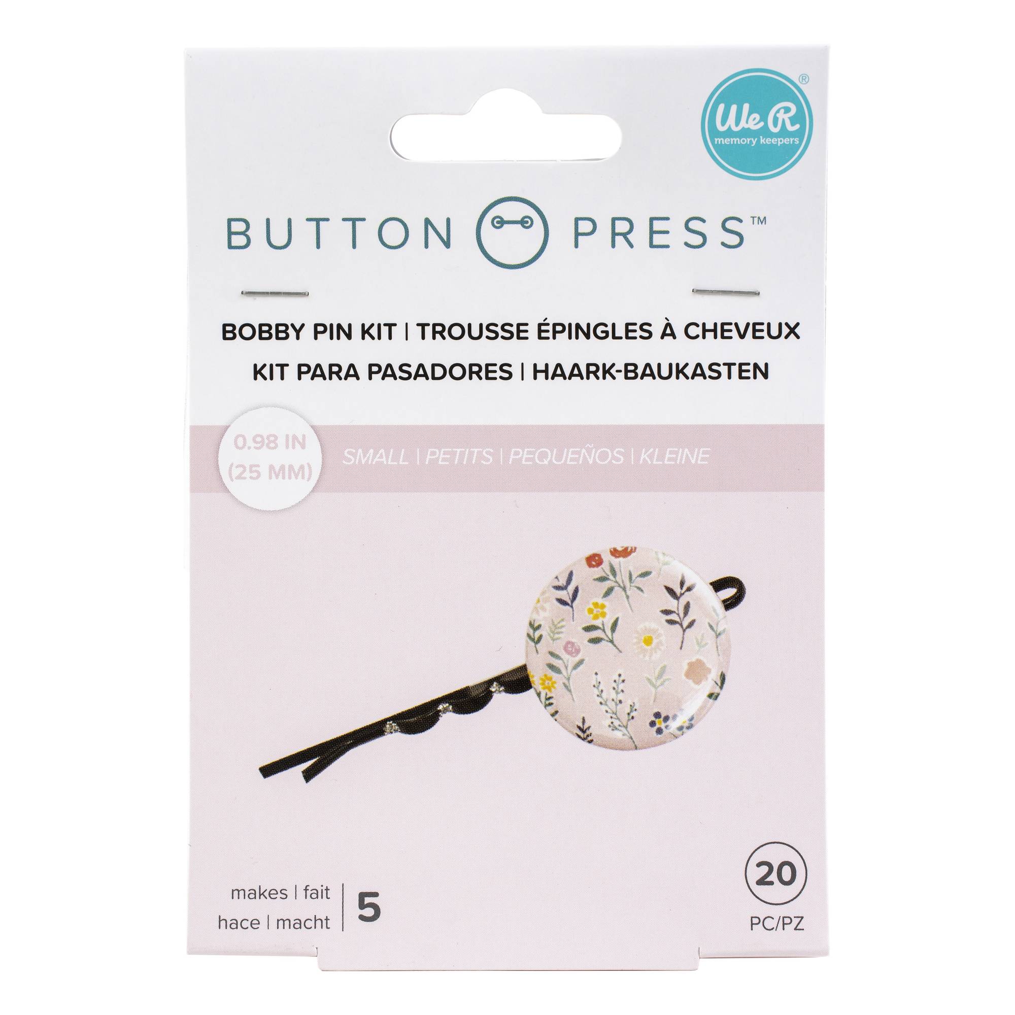 We R Makers Button Press Bobby Pin Kit