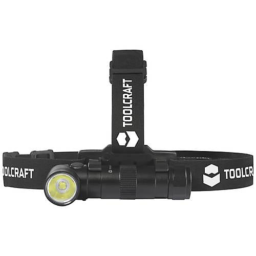 Lampe frontale LED TOOLCRAFT 3in1 TO-7838469 rechargeable USB-C 2000 lm 18650