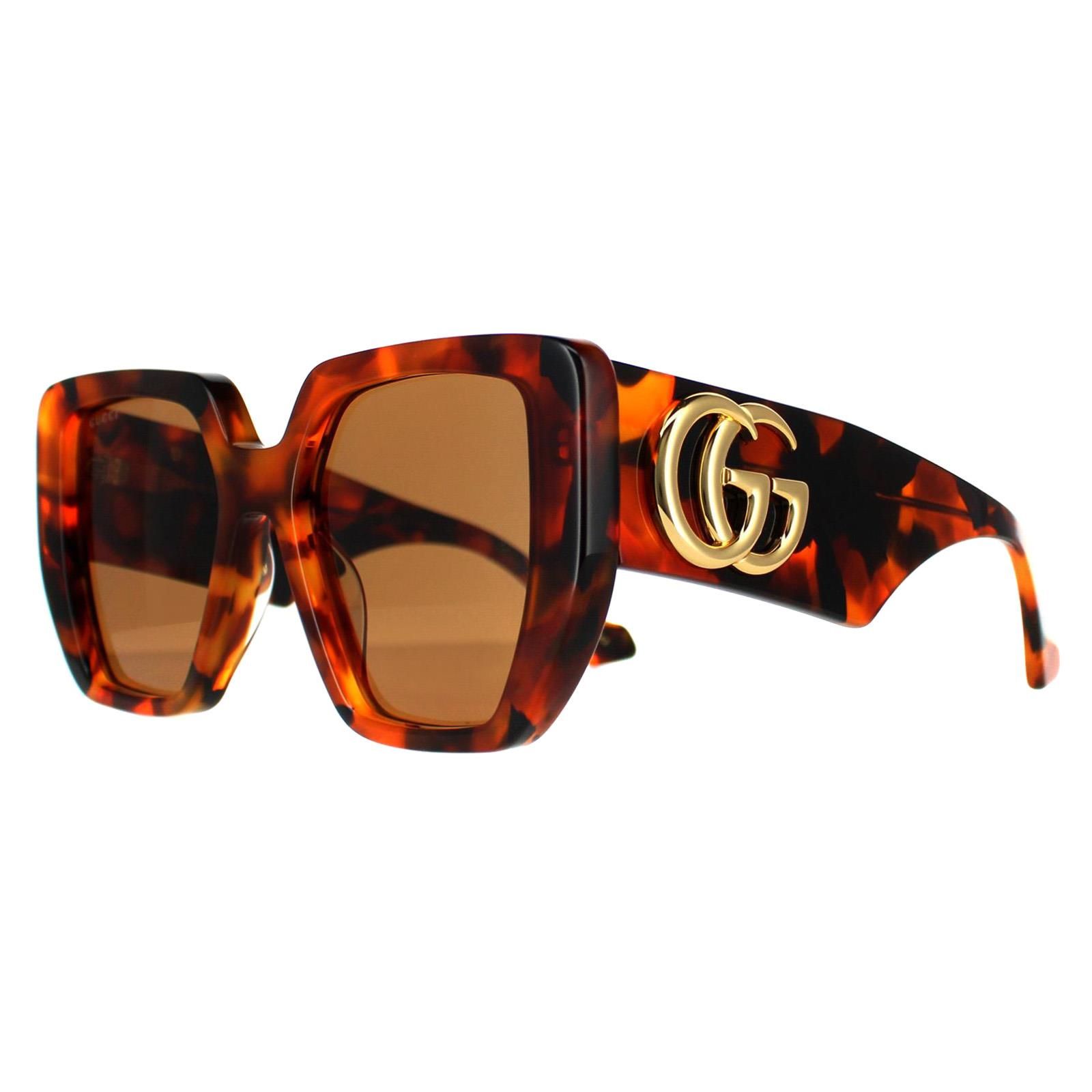 Gucci Square Havana Brown GG0956S