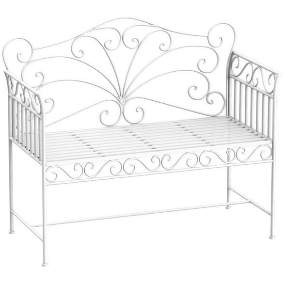 Gartenbank, 2-Sitzer, BxHxT: 113,5 x 93,5 x 50 cm