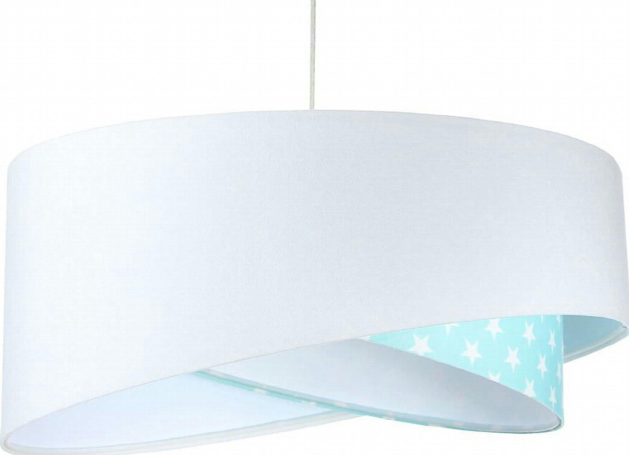 GALAXY - Suspension Tissu Blanc 50x50x105 cm