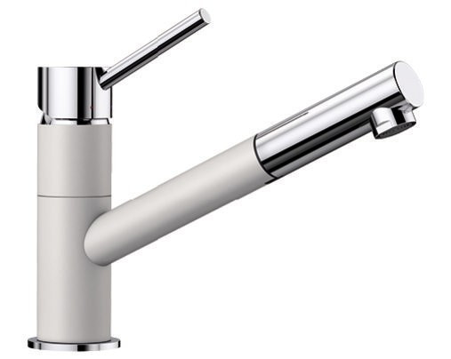 BLANCO Bateria KANO-S biały/chrom 525040
