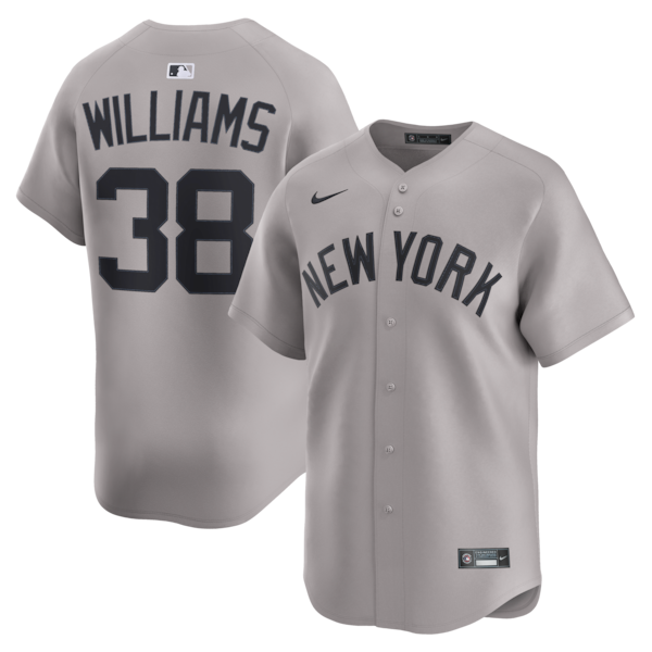 Devin Williams New York Yankees Nike Road Limited Player Jersey - Gray/White