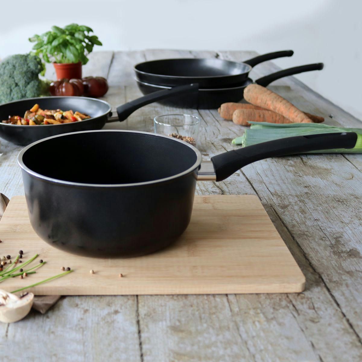 MARCEL - Casserole en aluminium Ø20cm - compatible induction