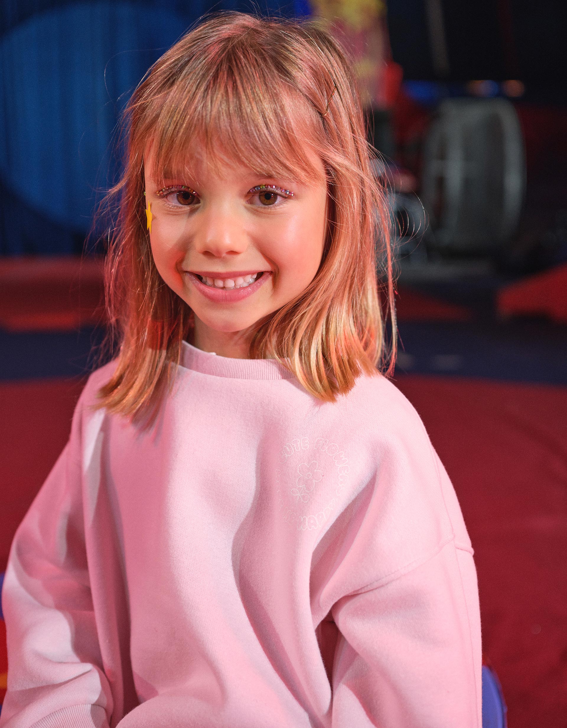Pack 2 Sweatshirts de Felpa, Menina, Rosa Claro