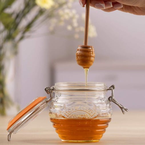 Kilner Honey Pot with Beechwood Dipper 400ml