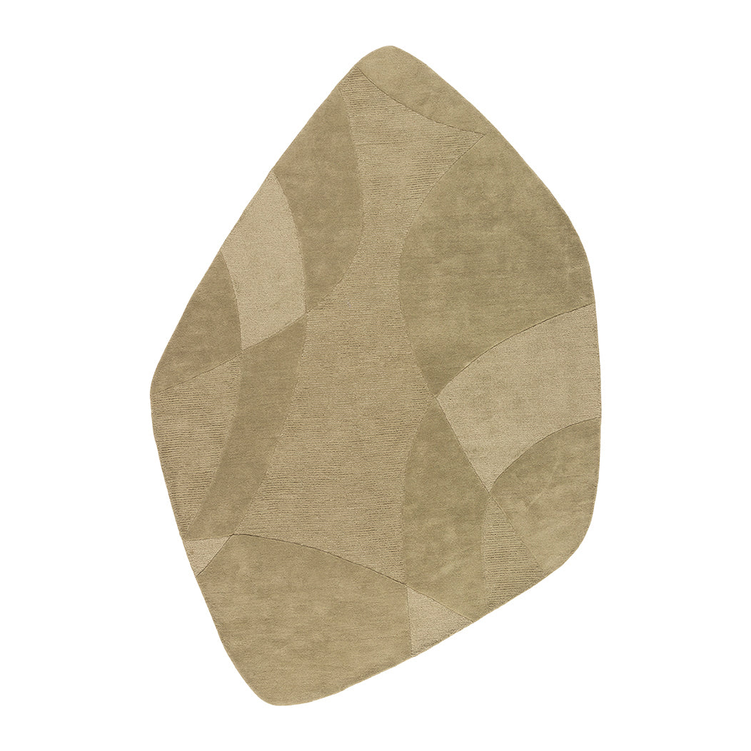 Acsento Piana Stone Shape Vloerkleed 200 x 290 cm - Green