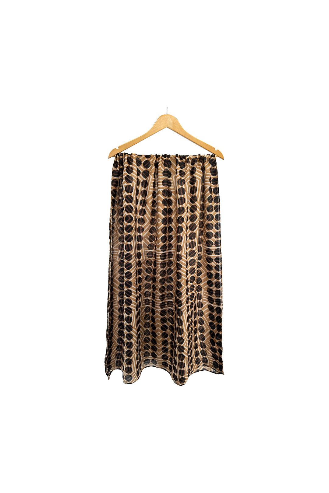 Vellin Lightweight Geometric Dot Print Scarf