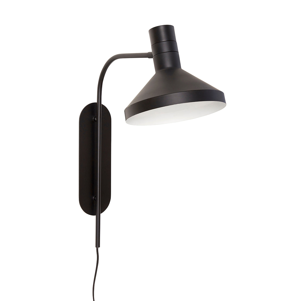 Hübsch wandlamp Studio - ijzer - 23x43xh56cm, e27