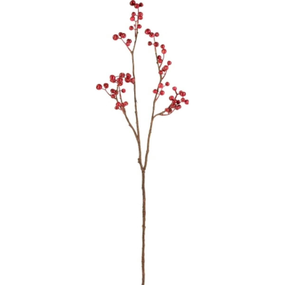 - Branche de baies artificielles rouge H75