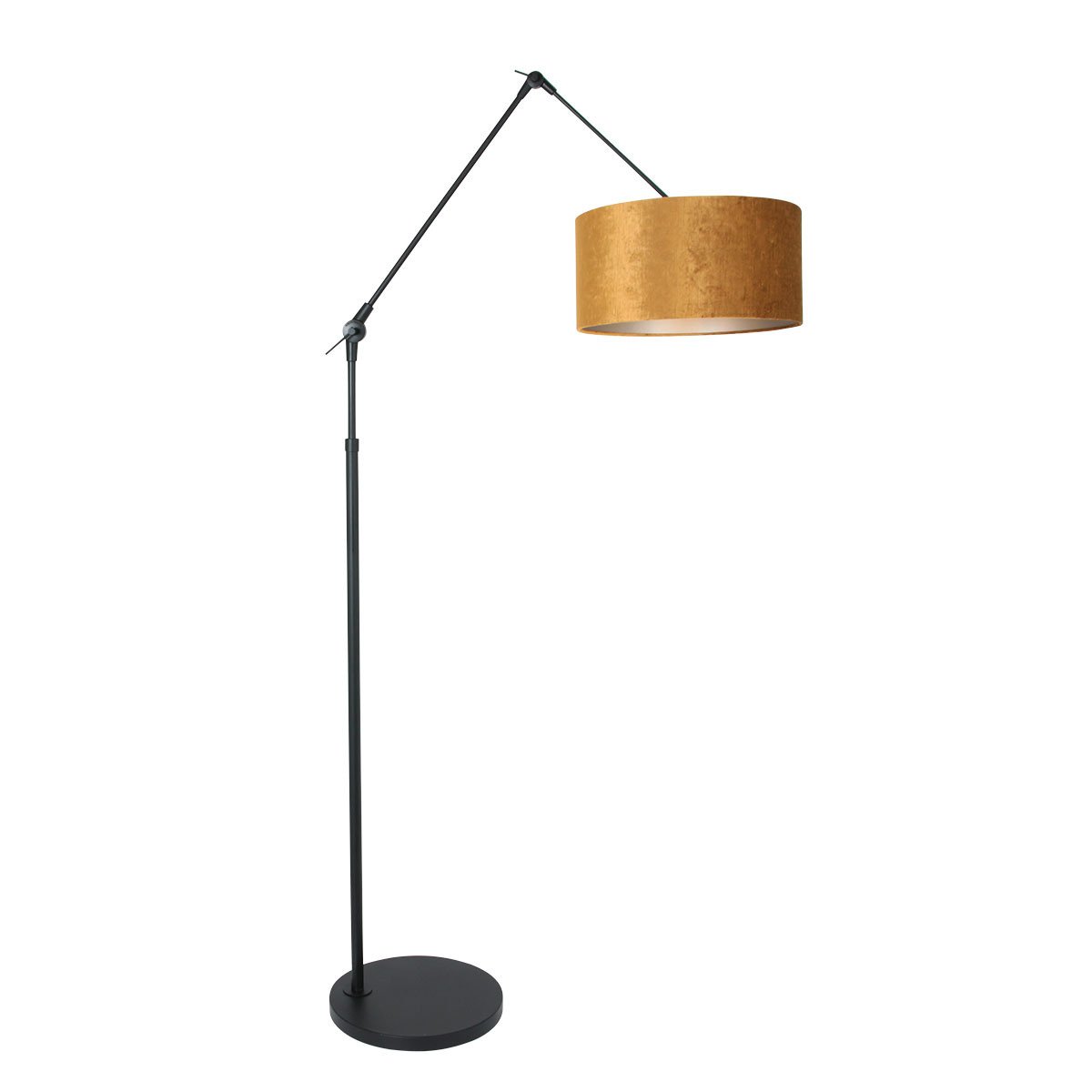 Steinhauer vloerlamp prestige - 1 lichts - 145x 255 cm - zwart goud