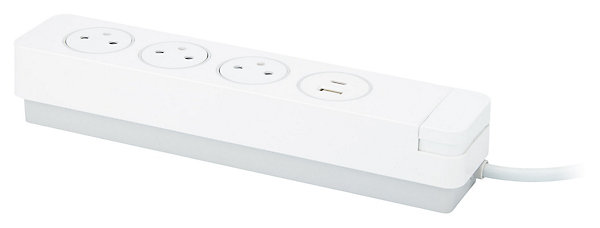 Multiprise Easy Eject 2P T   2 ports USB - Mantéa Otio