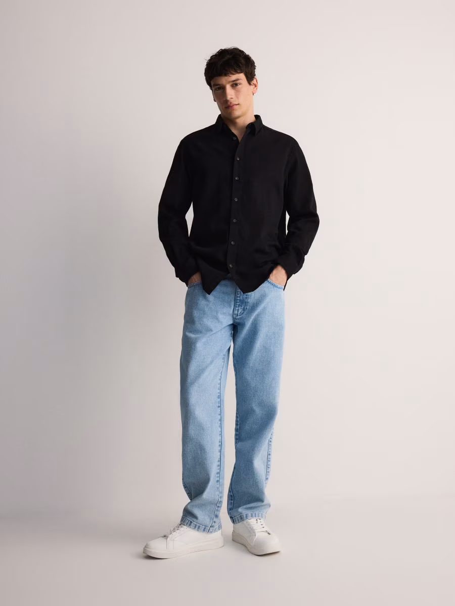 Regular Fit Cotton Rich Shirt