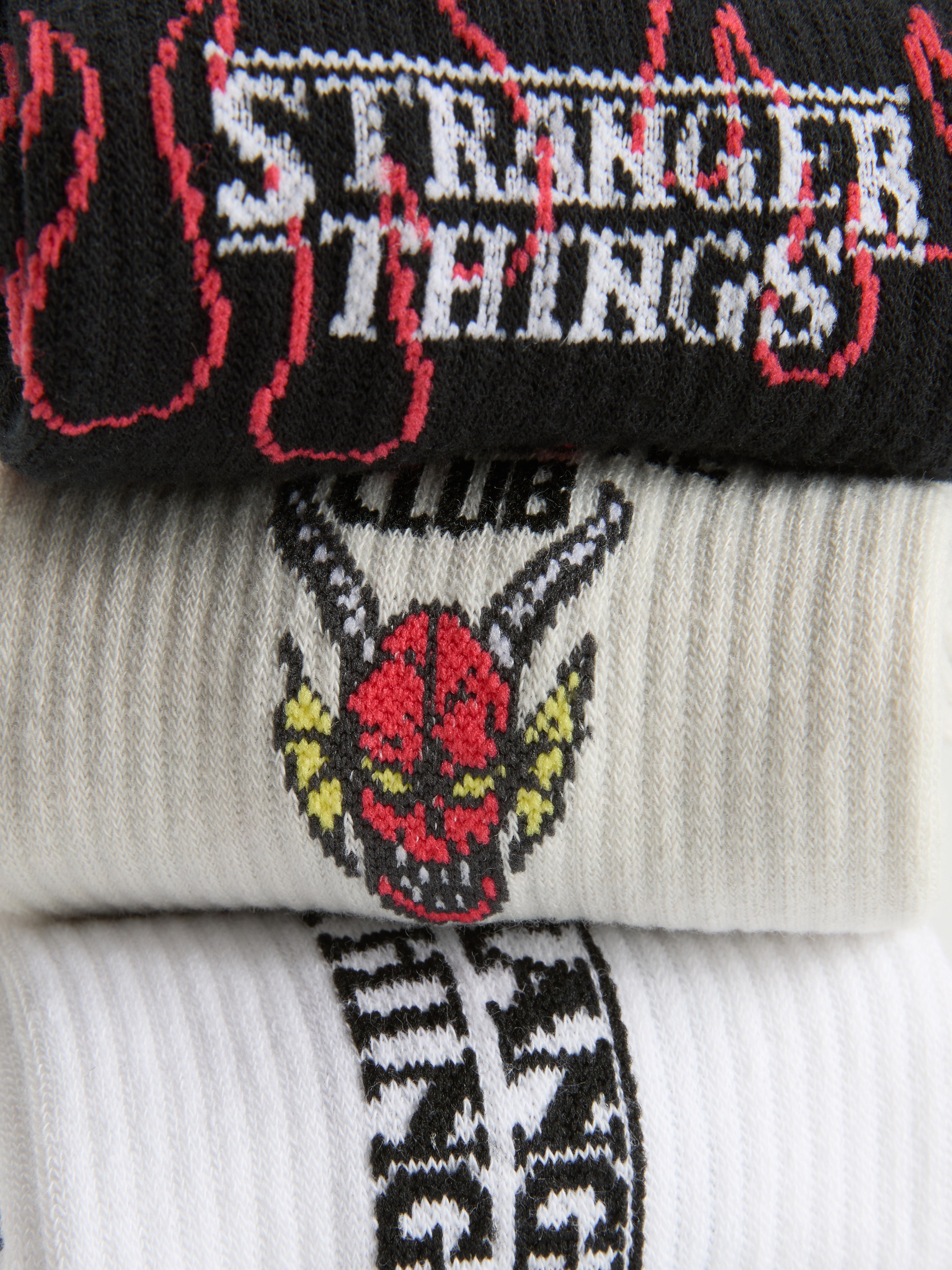 3pk Stranger Things Hellfire Club Crew Socks
