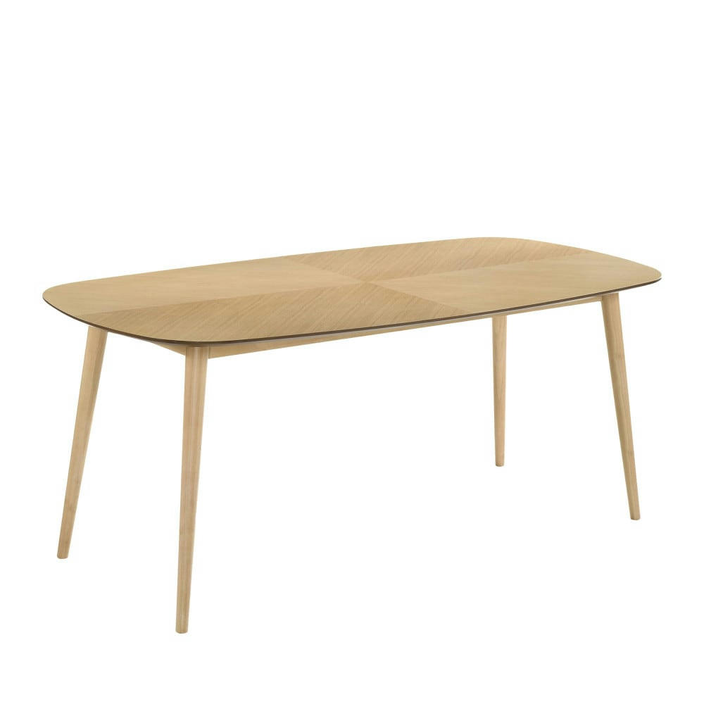 CARMONA - Table à manger en bois 200x100cm bois clair