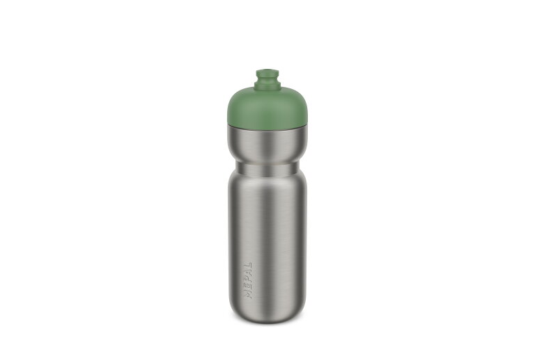 rvs bidon pull sport 800 ml - moss green