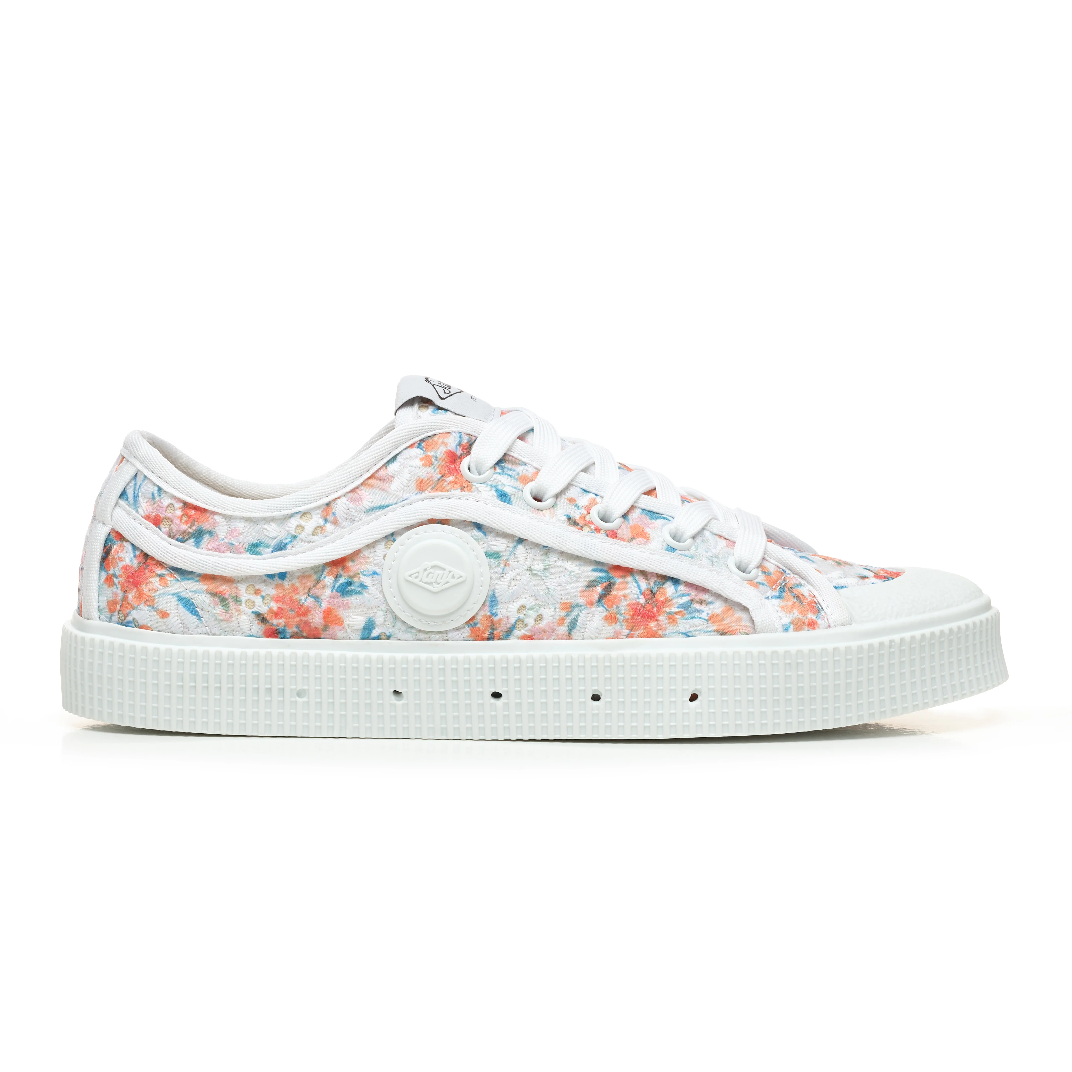 Sanjo K200 Wild Flowers // White Orange