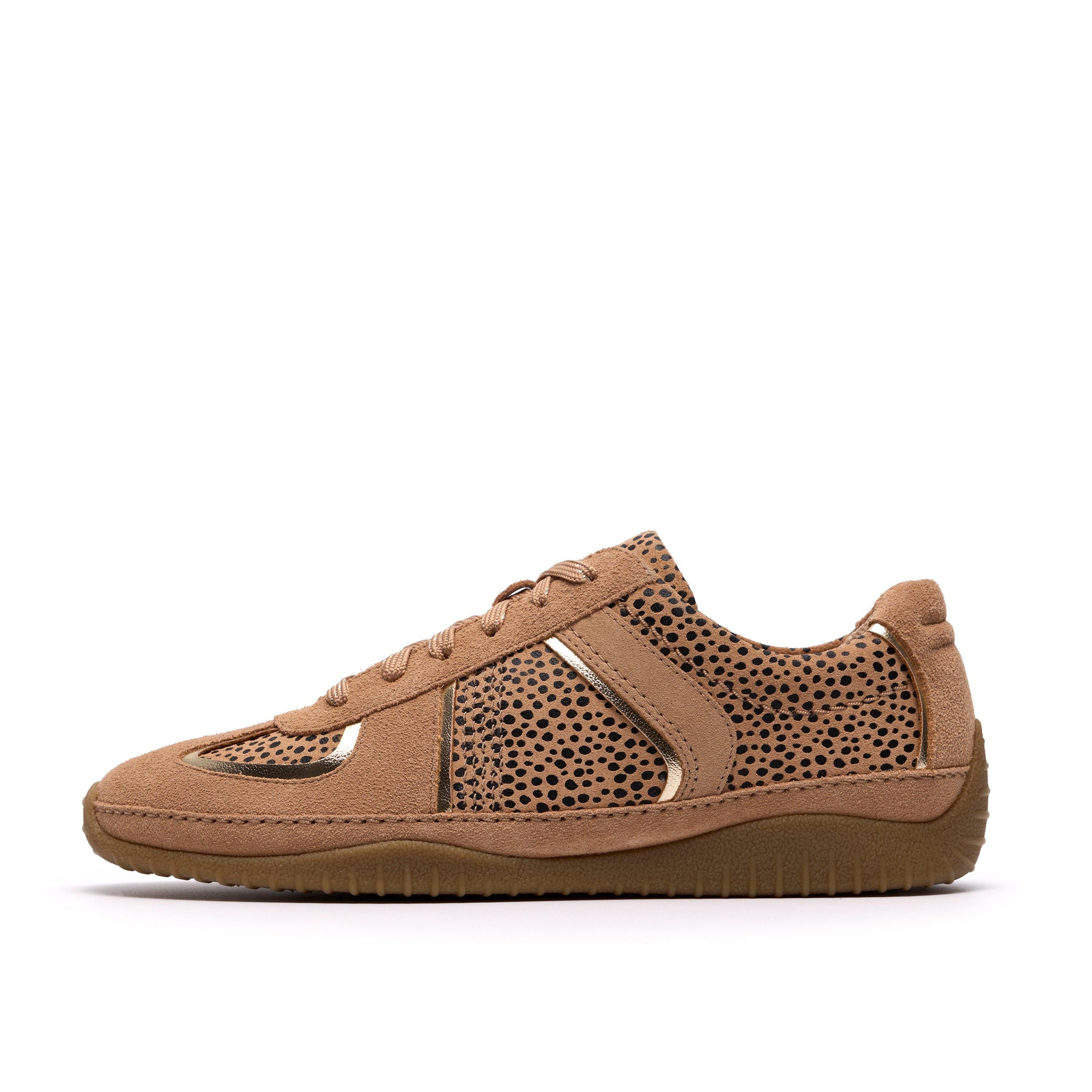 Clarks Meridor Lo Animal Print Trainers